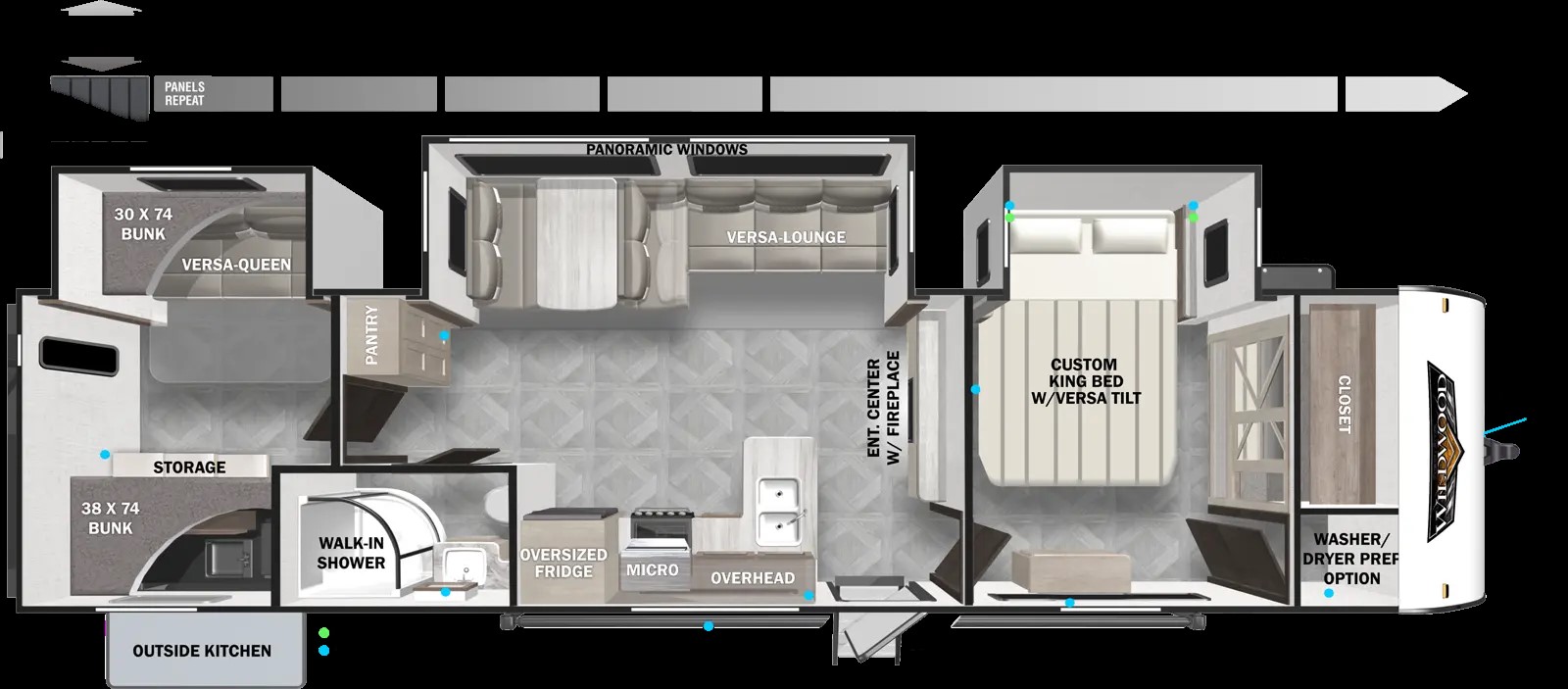 2024 WILDWOOD 33TSX Carteret RV